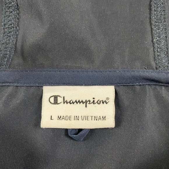 Champion Georgetown Hoyas Windbreaker Jacket Mens Large Blue - Picture 7 of 10